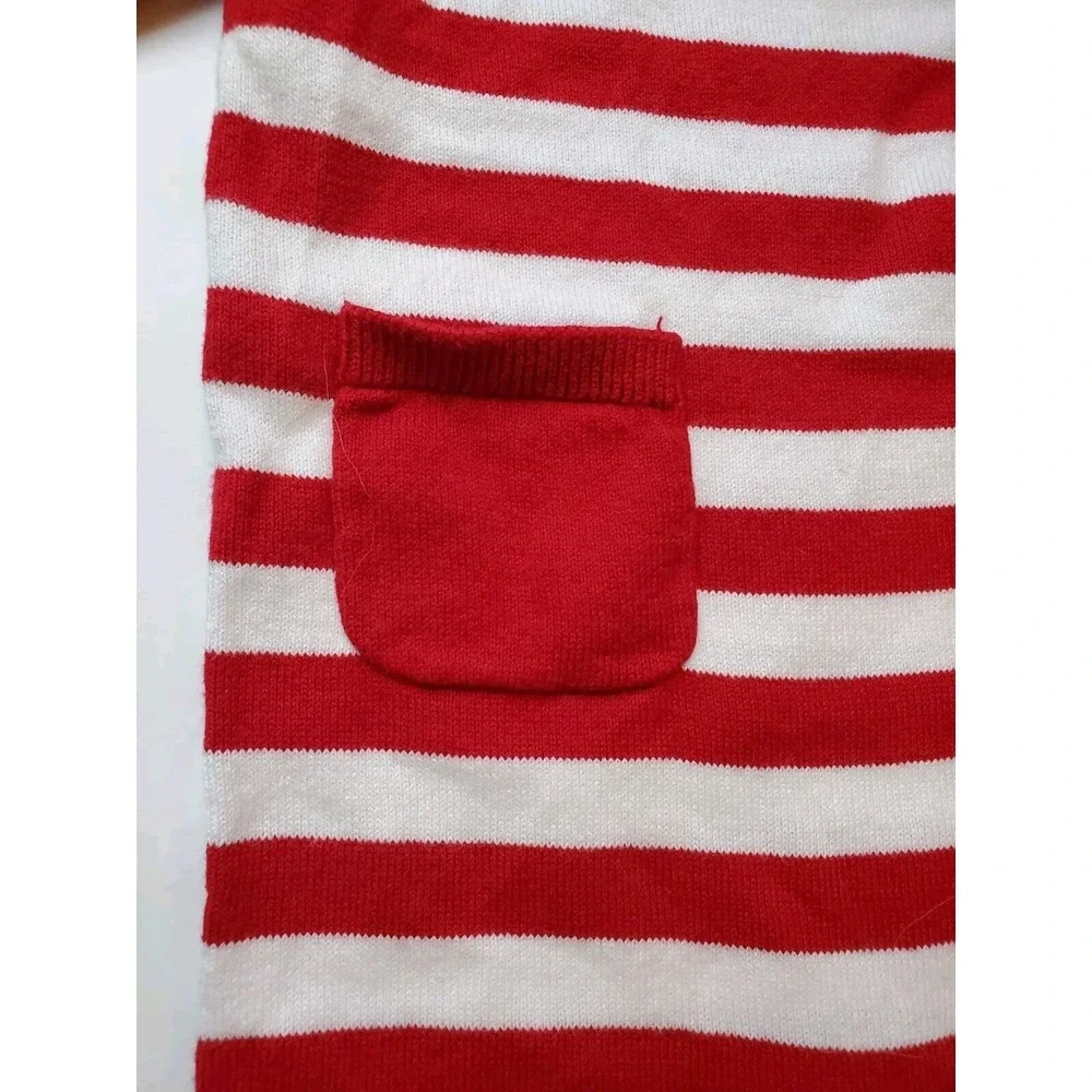 Cat and Jack Baby 3‎ To 6 Month Red Striped One Piece Jumper footless Romper